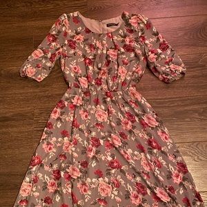 Mikarose midi dress in a floral pattern